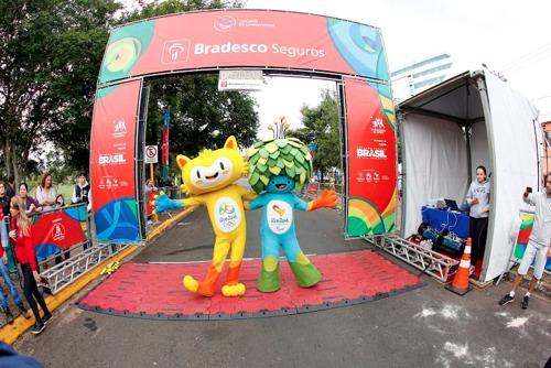 Mascotes da Olímpiada e da competição / Foto: DIvulgação / Bradesco